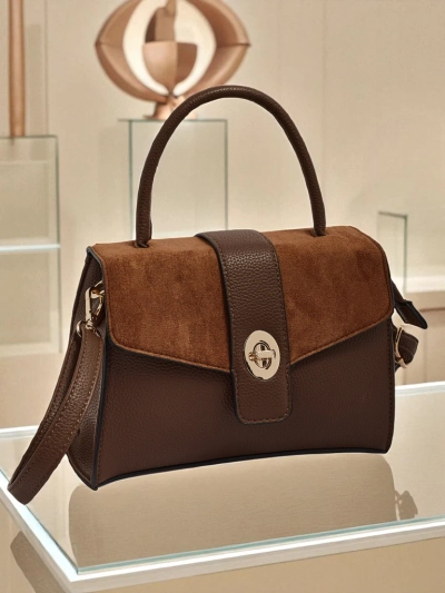 Small women's eco-leather bag Zyora