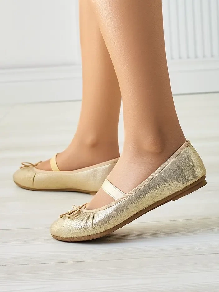 Royalfashion Särav naiste baleriinad, millel on pael ja elastik Safte