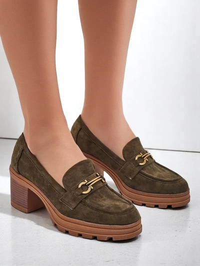 Royalfashion Women's heeled moccasins Tollinge