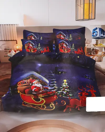 Royalfashion Рождественский комплект постельного белья 160x200 3 предмета