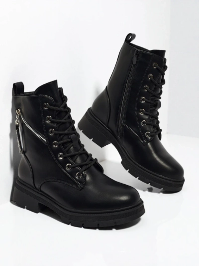 Women's Kassira Worker Boots with Embellishments