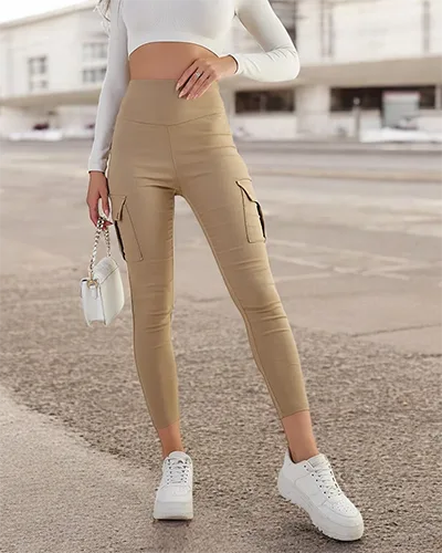 Royalfashion Женские тканевые боевые брюки