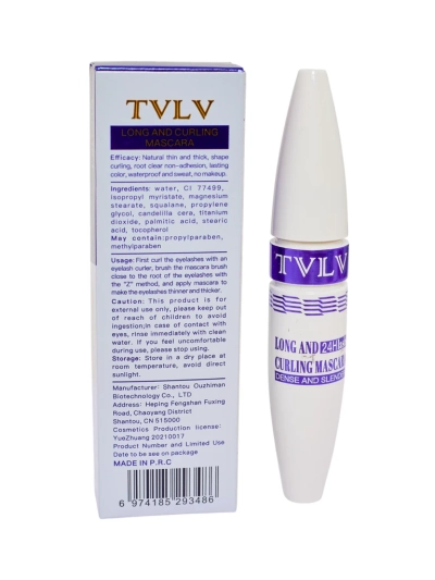 Waterproof mascara – curls and lengthens lashes, 24H durability