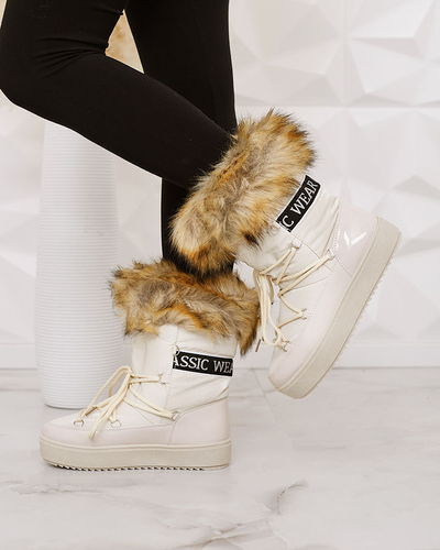 Royalfashion slip-on boots a'la snow boots for women GMILLO