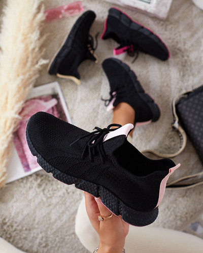 Mustad ja roosad naiste spordijalatsid Bommgi - Jalatsid