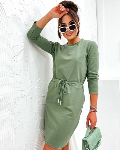 Royalfashion Женское платье из ткани до колен