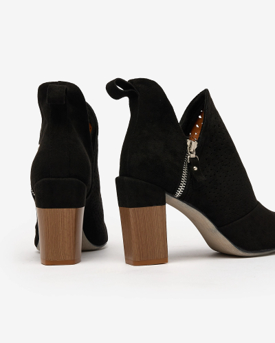 Royalfashion Mustad naiste kõrgemad stiletto saapad Swerros