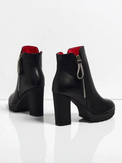 Women's Eco-Leather Heeled Ankle Boots Marellin