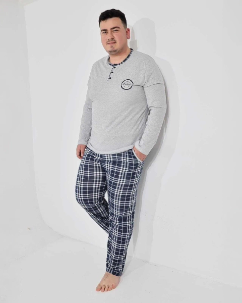 Royalfashion Cotton mǽns pyjamas PLUS SIZE
