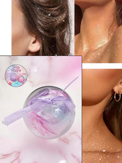 Fluffy ball highlighter