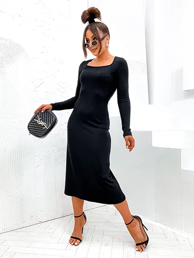 Женское длинное платье Royalfashion