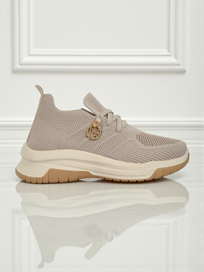 Женские кроссовки Royalfashion Selene – удобная белая обувь на плоской подошве