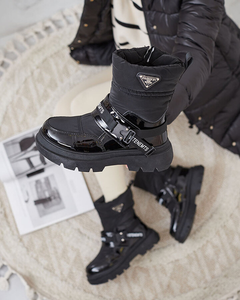 Royalfashion Naiste mustad lumesaapad Fiellar