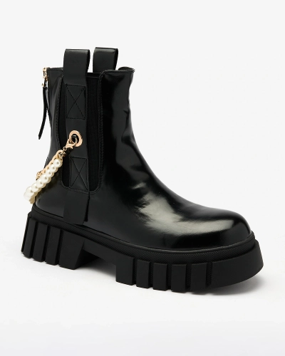 Royalfashion Mustad naiste saapad Zifosca