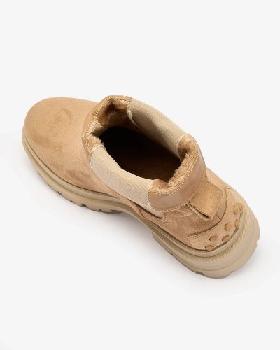 Royalfashion Naiste soojustatud saapad kaamelist Comfy Walk