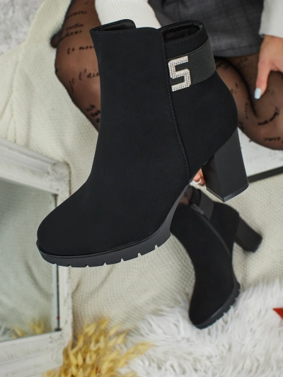 Женские ботильоны Mireliq из экокожи на каблуке-столбике