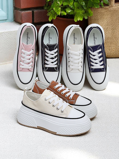 Royalfashion Naisten Platform-tennarit Beemes