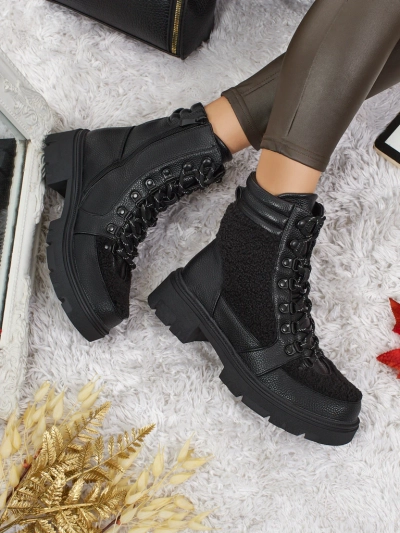 Women's worker boots with fur Ardella