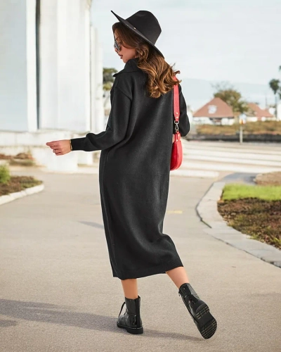 Royalfashion Women's long sweater dress