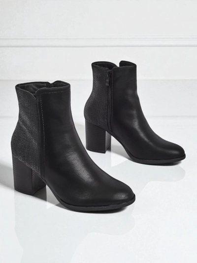 Royalfashion Women's ankle boots on a post Abinom