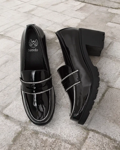 Royalfashion Wlfurorza Femmes's Patent Loafers Befies