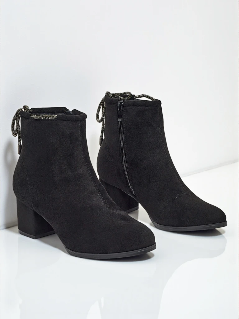 Women's Ornella eco-suede heeled ankle boots