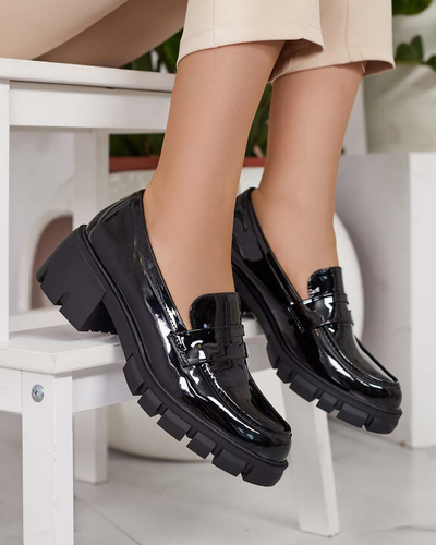 Royalfashion Women's moccasins on a low post Denebel