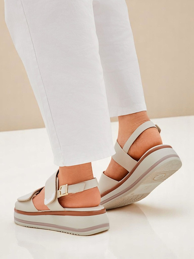 Royal Fashion Women's Thick-Soled Tulip Sandals