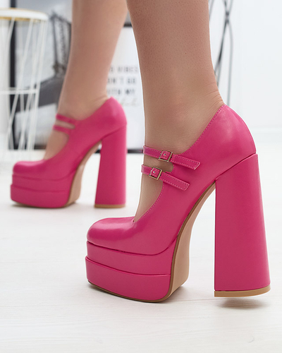 Fuchsia women's high stiletto pumps Edisa - Footwear