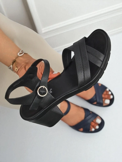 Royalfashion Women's block heel sandals SoleAura