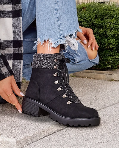 Royalfashion Ayassa Women's Trapper Boots Sawoli