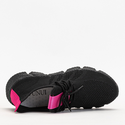 Black and fuchsia women's sports shoes Bommgi - Footwear