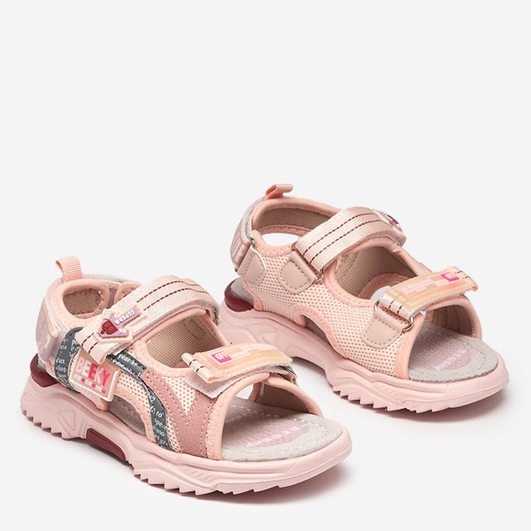 Roosad laste sandaalid Velcro Ceteris - Jalatsid