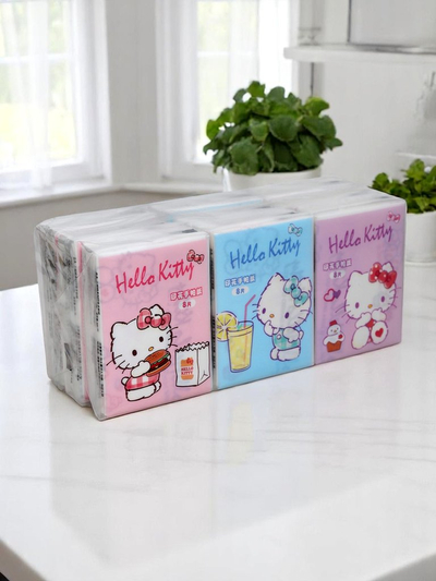 Mini hügieenisidemed 8TK x 9TK. Hello Kitty