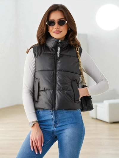 Royalfashion Naiste lühike varrukateta jakk