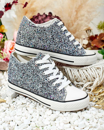 Royalfashion Women's sneakers on covered heel Finia