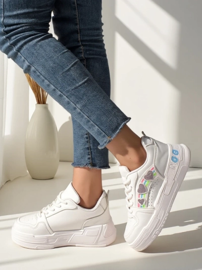 Royalfashion Women's Sneakers with Glitter Samoles