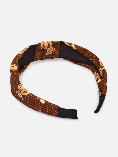 Royalfashion Polka Dot and Bear Braided Headband