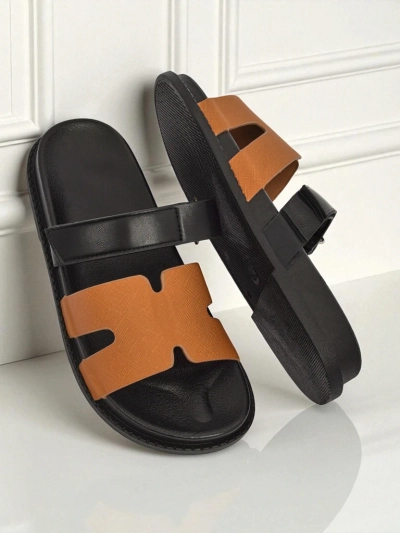 Royalfashion Women's eco-leather slip-on sandals FlexiComfi