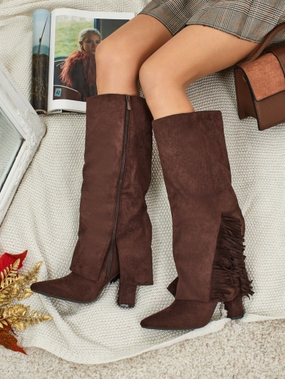 Women's Eco Suede Boots with Upper Rimolea