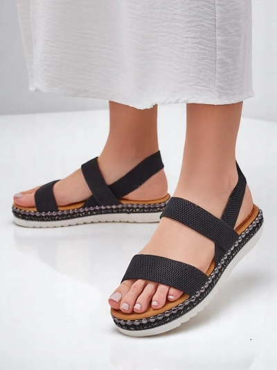 Royalfashion Naiste sandaalid dekoratiivse tallaga Zindas