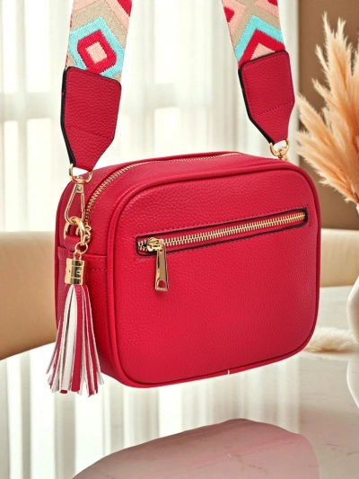 Royalfashion Väike naiste öko-nahast käekott värvilise rihmaga Kovi Lace