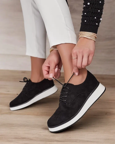 Royalfashion Naiste Gori pitsiga poolsaapad