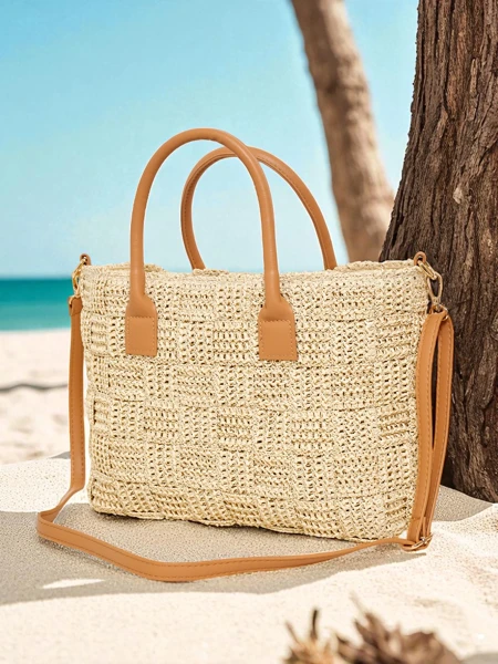 Royalfashion Large Straw Women’s Handbag Aureliana Savio