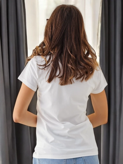 Royalfashion Naiste Puuvillane T-särk TÄHED