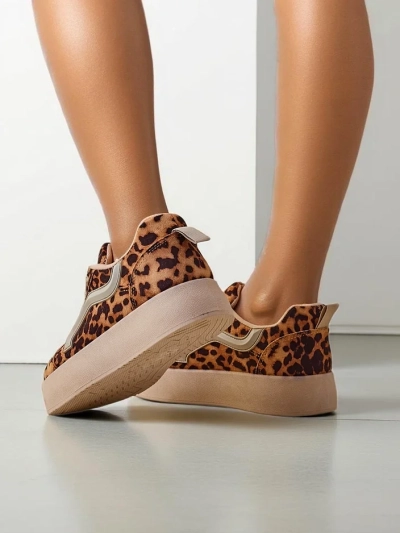 Royalfashion Women's platform sports sneakers Ensis