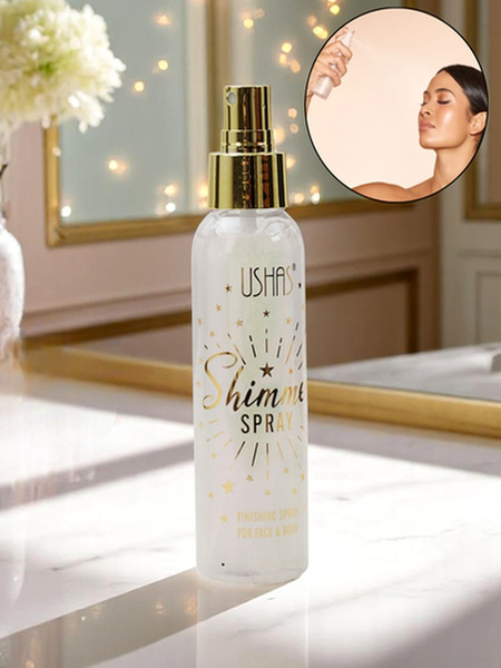 USHAS Suvine Sprei - Vedel näo- ja kehahighlighter Pearl