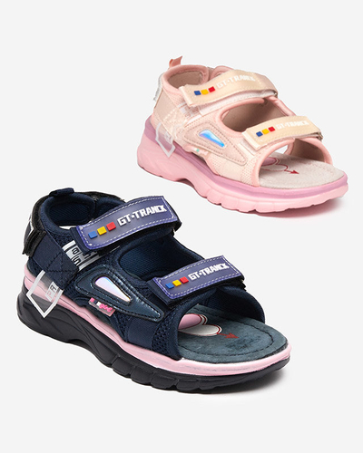 Tüdrukute tumesinised sandaalid Umaf- Shoes