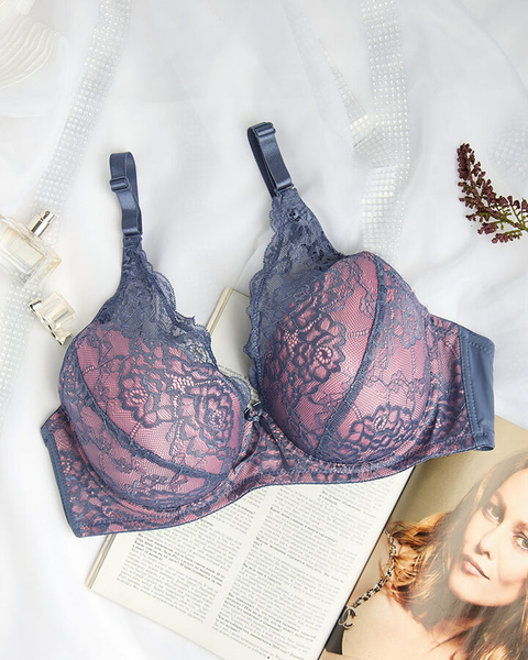 Royalfashion Naiste pitsist kaunistatud rinnahoidja