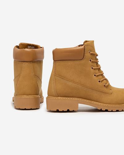 Royalfashion Brown women's trappers Karveliea